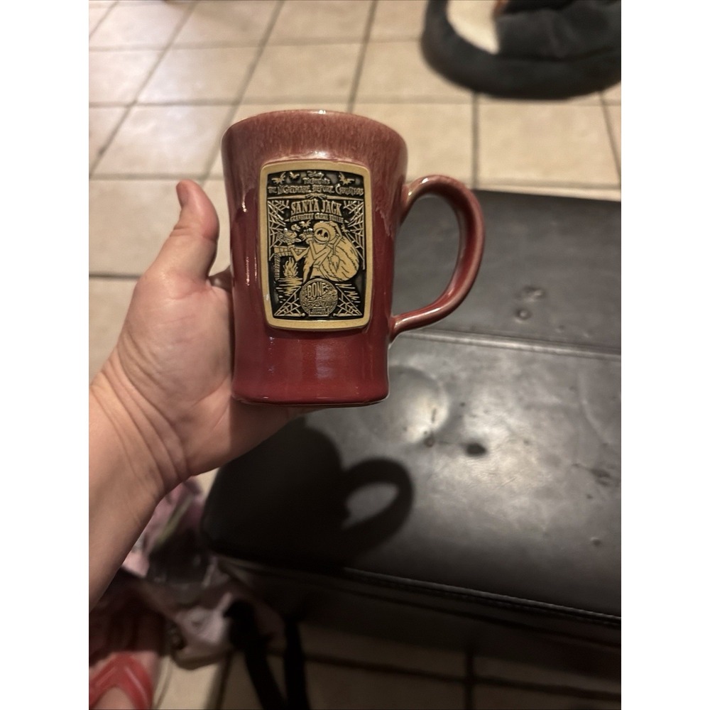 NEW Bones Coffee Co. SANTA JACK by Deneen Pottery Handthrown Mug 2022 CHRISTMAS
